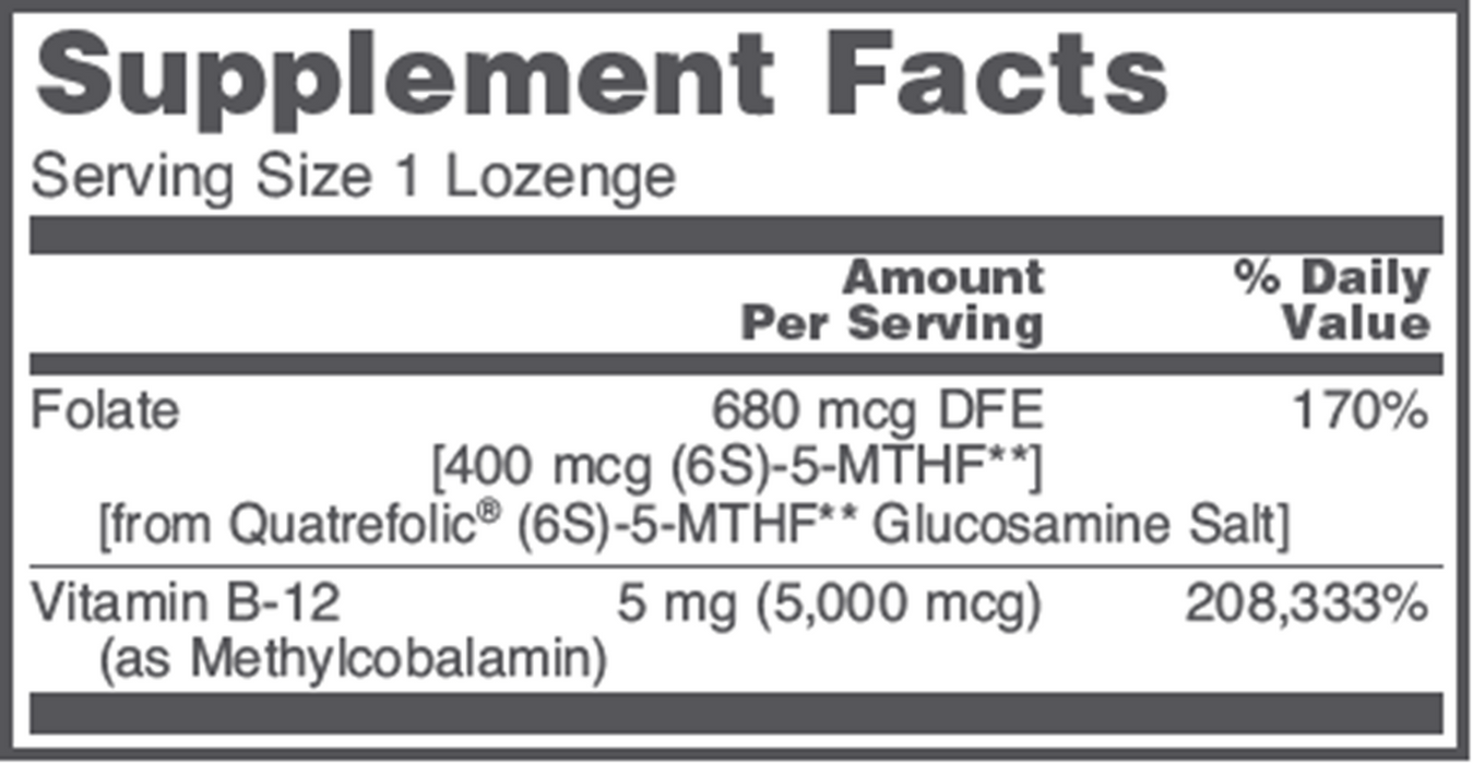 Methyl B-12-Vitamins & Supplements-Protocol For Life Balance-1,000 mcg - 100 Lozenges-Pine Street Clinic