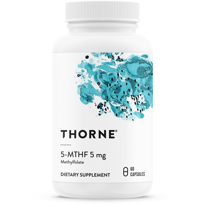 5-MTHF-Vitamins & Supplements-Thorne-5 mg - 60 Capsules-Pine Street Clinic