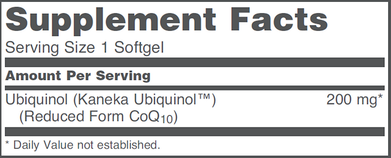 Ubiquinol (60 Softgels)