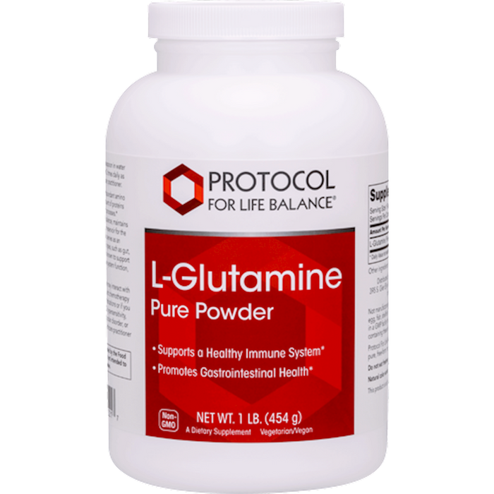 L-Glutamine Powder (1 Pounds)-Vitamins & Supplements-Protocol For Life Balance-Pine Street Clinic