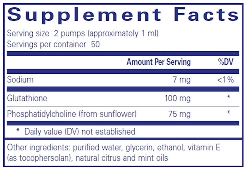 Liposomal Glutathione (1.7 Fluid Ounces)