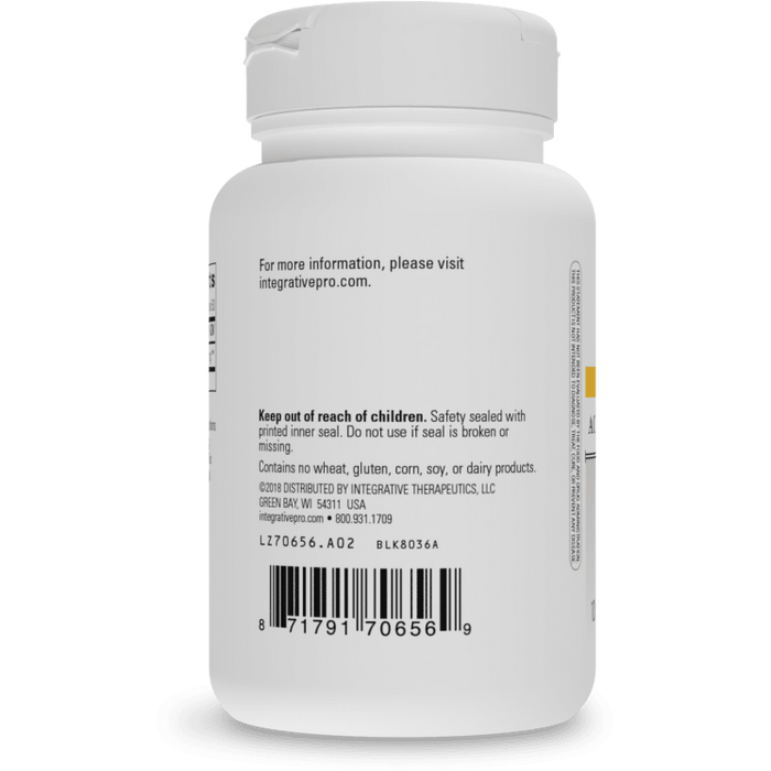 Activated Charcoal 560 mg (100 Capsules)-Vitamins & Supplements-Integrative Therapeutics-Pine Street Clinic
