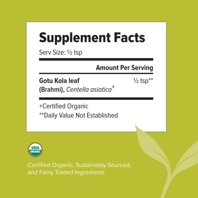 Gotu Kola (Brahmi) Powder (1 Pound)