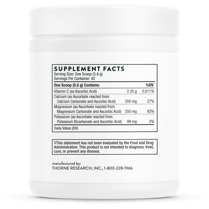 Buffered C Powder (236 Grams)-Vitamins & Supplements-Thorne-Pine Street Clinic