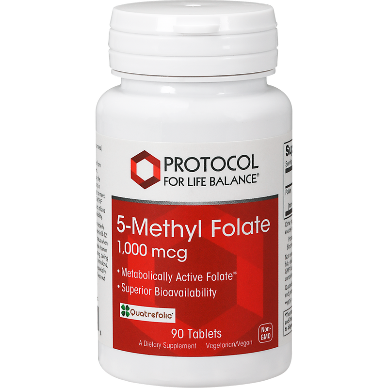 5-Methyl Folate (1,000 mcg) (90 Tablets)