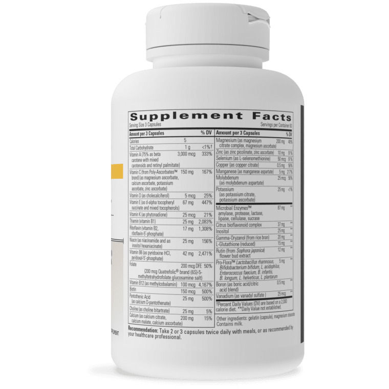 Nutrivitamin Enzyme Complex without Iron (180 Capsules)