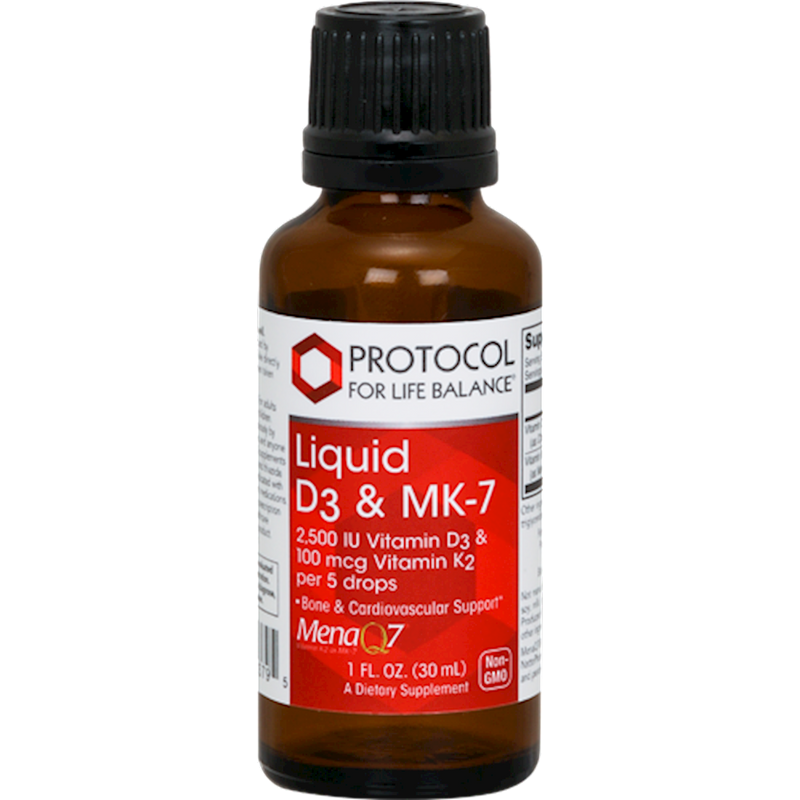Liquid Vit D3 & Mk-7 (1 Ounces)