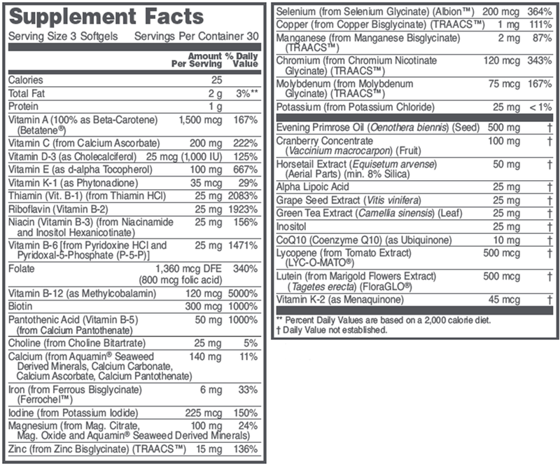 Ortho Multi For Women (90 Softgels)
