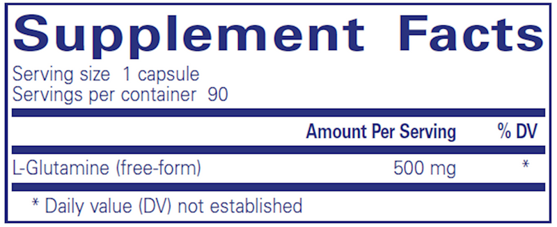l-Glutamine (500 mg) (90 Capsules)
