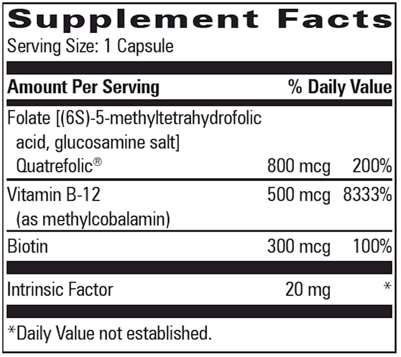B-12 Intrinsic Factor (60 Capsules)-Vitamins & Supplements-Progressive Labs-Pine Street Clinic
