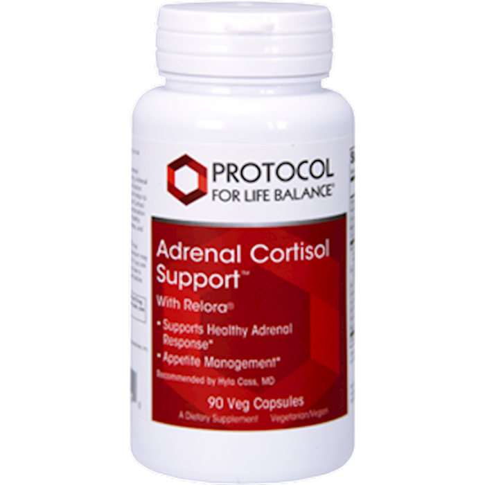 Adrenal Cortisol Support (90 Capsules)-Vitamins & Supplements-Protocol For Life Balance-Pine Street Clinic