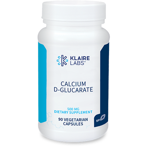 Calcium D-Glucarate (90 Capsules)-Vitamins & Supplements-Klaire Labs - SFI Health-Pine Street Clinic