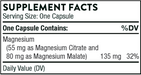 Magnesium CitraMate (90 Capsules)-Vitamins & Supplements-Thorne-Pine Street Clinic