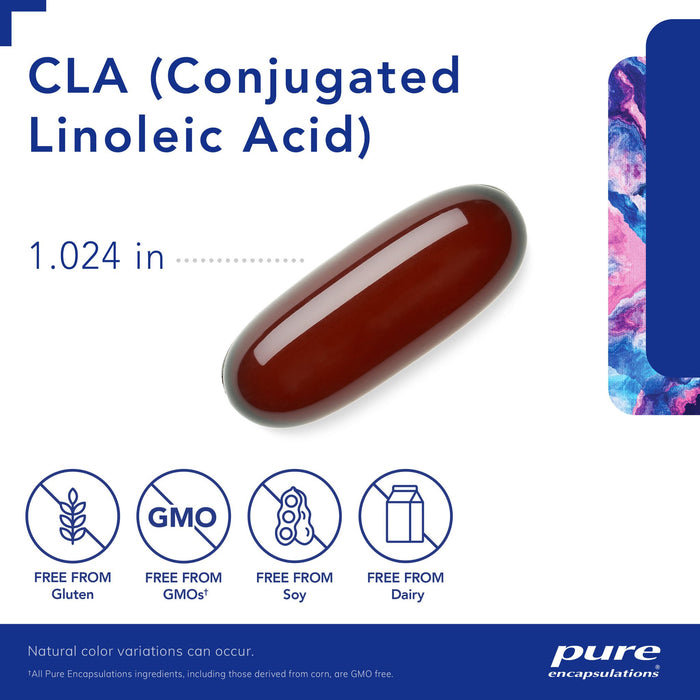 CLA (Conjugated Linoleic Acid) 1,000 mg-Vitamins & Supplements-Pure Encapsulations-60 Softgels-Pine Street Clinic