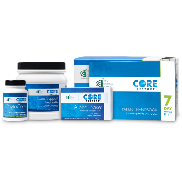 Core Restore Kit-Vitamins & Supplements-Ortho Molecular Products-Vanilla-7-Day Kit-Pine Street Clinic