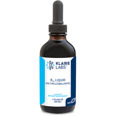 Liquid Methylcobalamin (Vitamin B12) (1 fl oz)-Vitamins & Supplements-Klaire Labs - SFI Health-Pine Street Clinic
