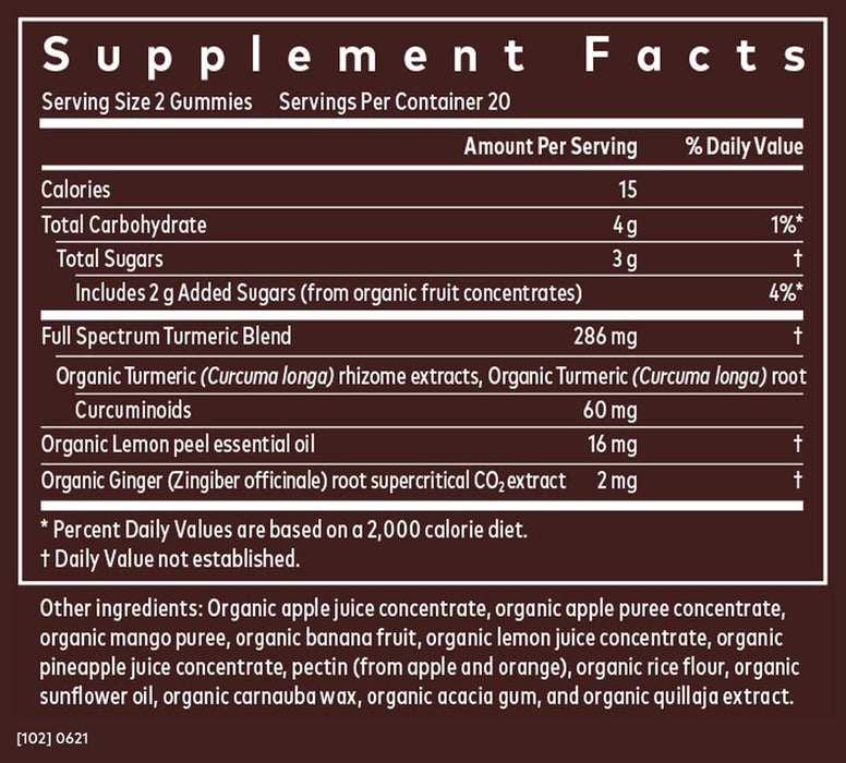 Turmeric Supreme Adult Daily Gummies (40 Gummies)