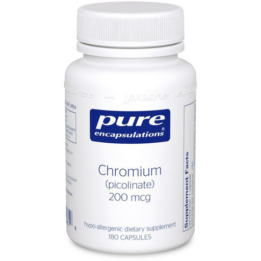 Chromium (picolinate) (200 mcg)-Vitamins & Supplements-Pure Encapsulations-180 Capsules-Pine Street Clinic