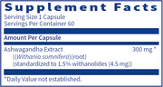 Ashwagandha Extract (60 Capsules)