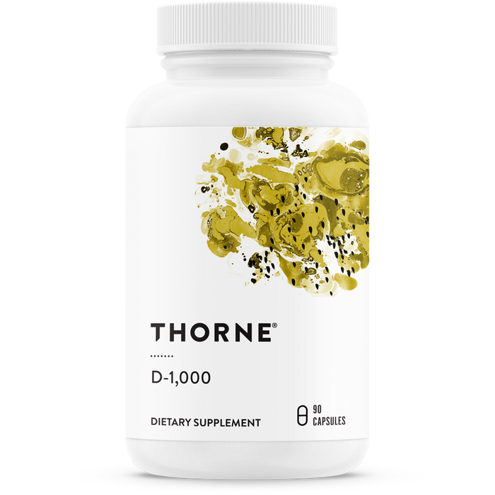 Vitamin D-1,000 (90 Capsules)-Vitamins & Supplements-Thorne-Pine Street Clinic