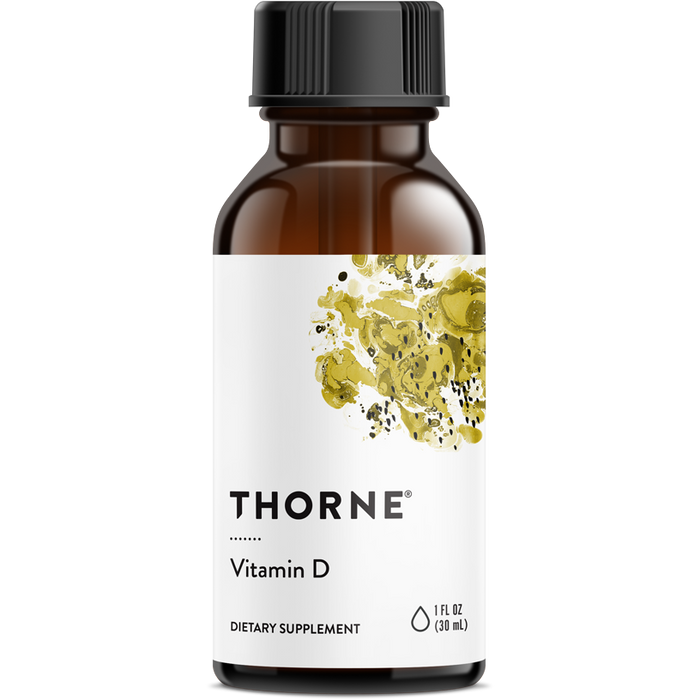 Vitamin D Liquid (1 Fluid Ounce)-Vitamins & Supplements-Thorne-Pine Street Clinic