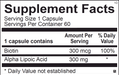 Lipoic Acid (300 mg) (60 Capsules)