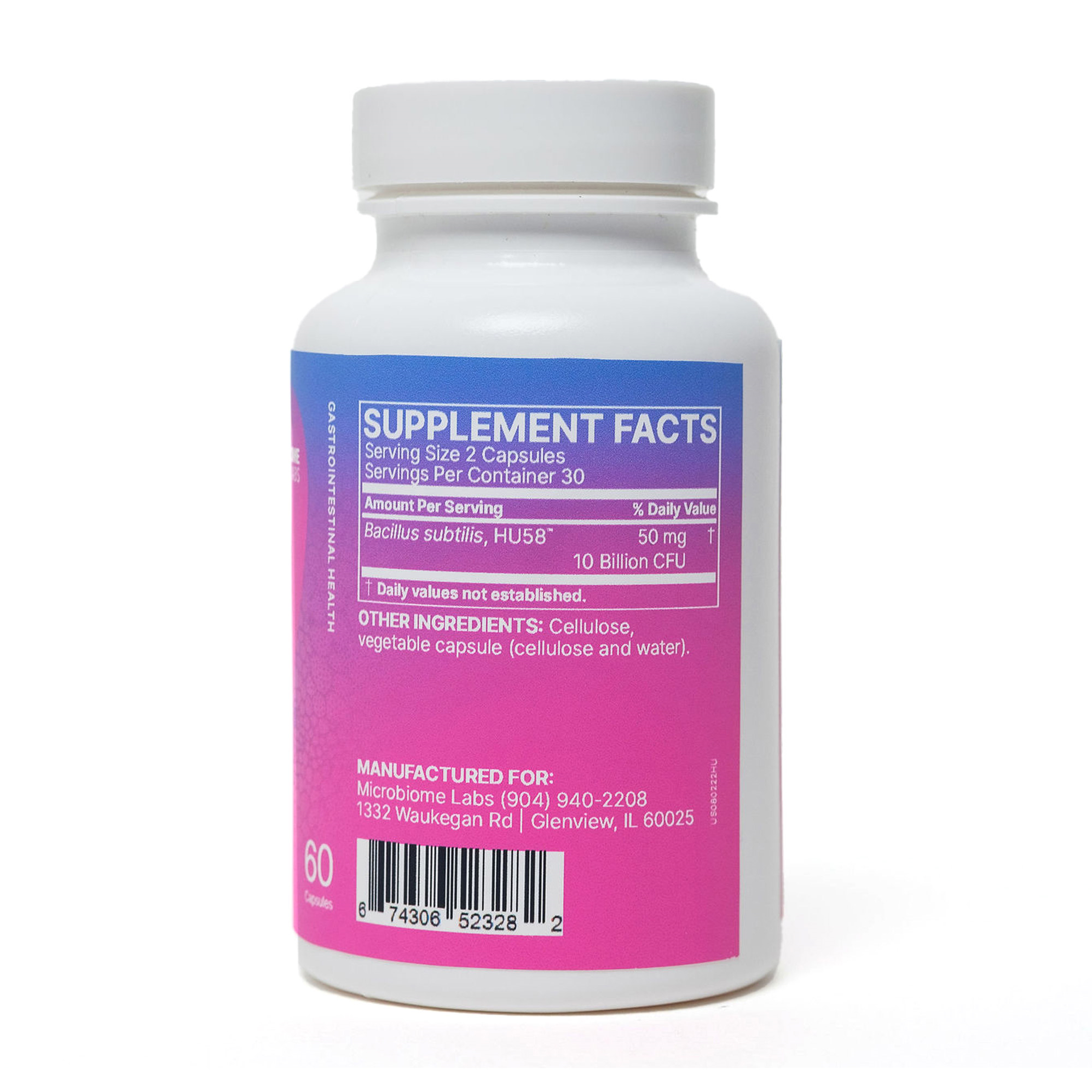 Microbiome Labs - HU58 - 60 Capsules — Pine Street Clinic