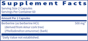 Berberine (120 Capsules)