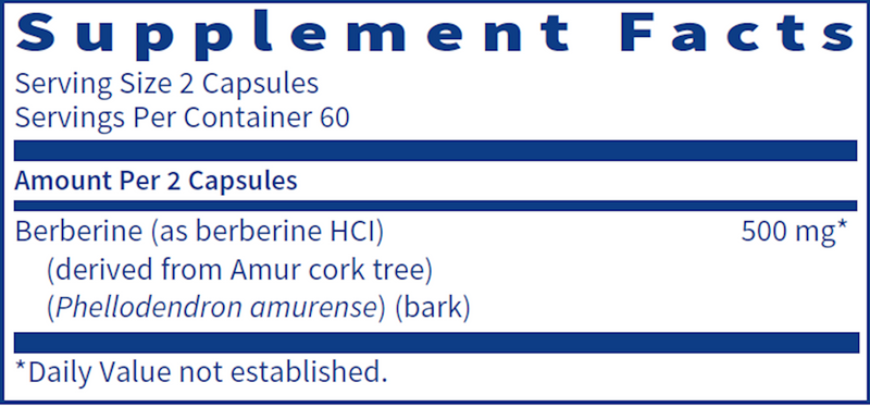 Berberine (120 Capsules)