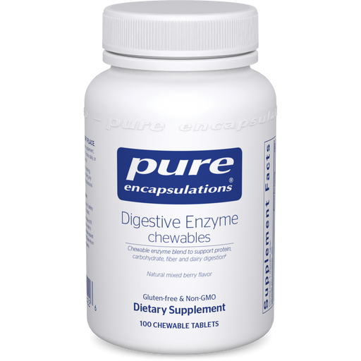 Digestive Enzyme Chewables (100 Chewable Tablets)-Vitamins & Supplements-Pure Encapsulations-Pine Street Clinic