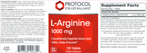 L-Arginine (120 Tablets)