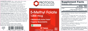 5-Methyl Folate (1,000 mcg) (90 Tablets)