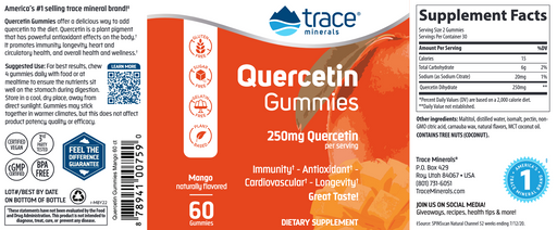 Quercetin Gummies (60 Gummies)-Trace Minerals-Pine Street Clinic