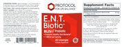 E.N.T. Biotic (60 Lozenges)