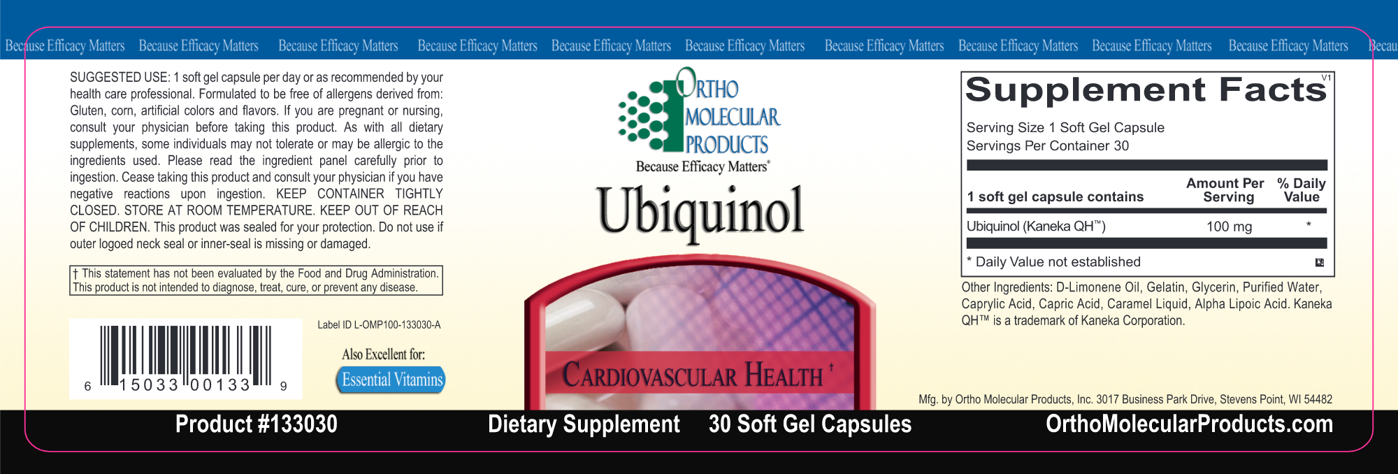 Ubiquinol (30 Softgels)