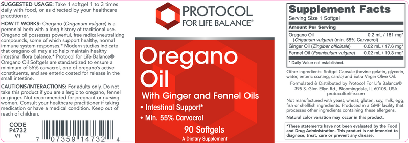Oregano Oil (90 Softgels)