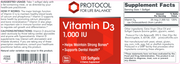 Vitamin D3 (120 Softgels)