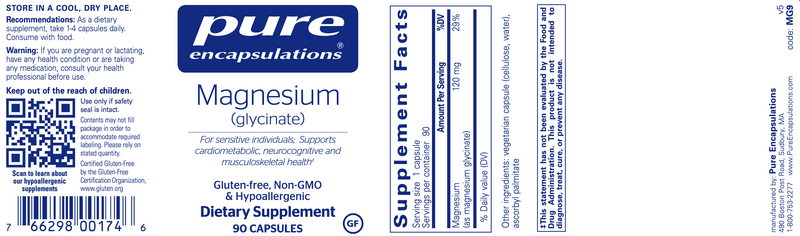 Magnesium (glycinate) (120 mg)