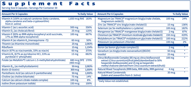 VitaSpectrum Capsule Formula (180 Capsules)