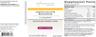 Liquid Calcium Magnesium (1:1) (Berry) (16 Ounces)-Vitamins & Supplements-Integrative Therapeutics-Pine Street Clinic