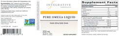 Pure Omega Liquid (200 mL)-Integrative Therapeutics-Pine Street Clinic
