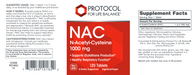 N-Acetyl-Cysteine (NAC) (1000 mg) (120 Tablets)-Vitamins & Supplements-Protocol For Life Balance-Pine Street Clinic