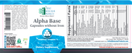 Alpha Base Capsules Without Iron-Ortho Molecular Products-120 Capsules-Pine Street Clinic
