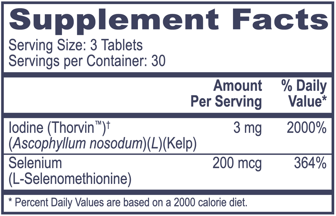 Selenometh-iodine (90 Tablets)