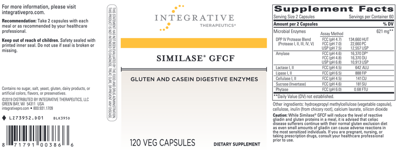 Similase GFCF (120 Capsules)