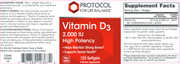 Vitamin D3 (120 Softgels)