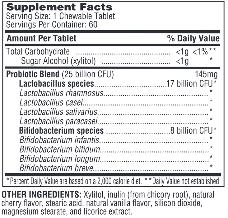 Ther-Biotic Kids (60 Chewables)-Vitamins & Supplements-Klaire Labs - SFI Health-Pine Street Clinic