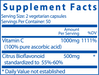Vitamin C with Bioflavonoids (100 Capsules)-Vitamins & Supplements-Vital Nutrients-Pine Street Clinic