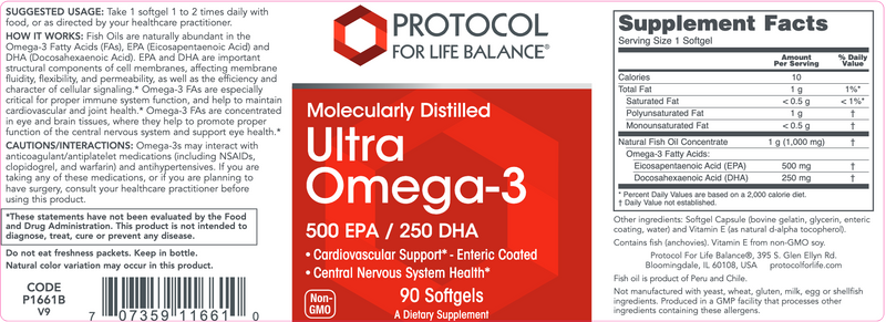 Ultra Omega-3 (500/250)