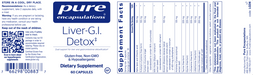 Liver-G.I. Detox-Pure Encapsulations-Pine Street Clinic
